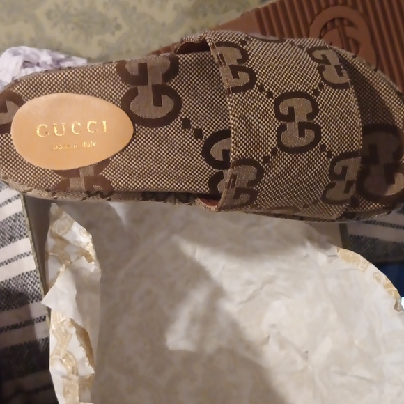 Gucci platform slider sandals - Picture 3 of 4